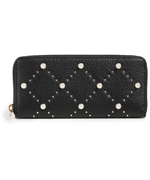 kate spade new york(ケイトスペード ニューヨーク)の「Kate Spade New York Hayes Street Pearl Lindsey Wallet(財布・レディース・Black/Red・One Size)」の10枚目の写真