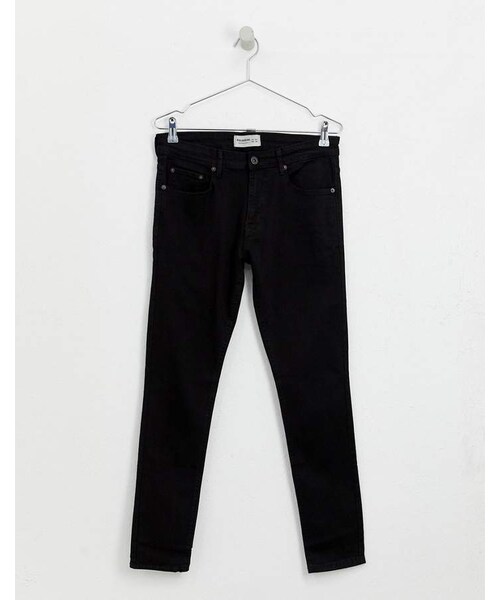 PULL&BEAR（プルアンドベア）の「Pull&Bear Pull&bear Super skinny jeans in black（デニムパンツ・メンズ・Black・W34 L32/W31 L32/W36 L32/W32 L32/W30 L32）」の2枚目の写真