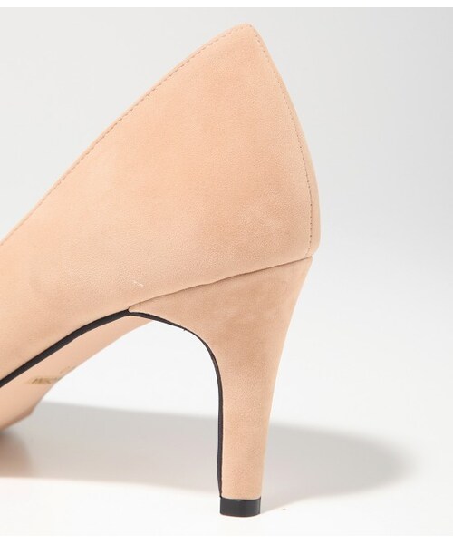 ADAM ET ROPE'（アダムエロペ）の「フェイクスウェードコンビパンプス（シューズ・レディース・ベージュ/ネイビー系/ローズピンク/イエロー・22.5/23.0/23.5/24.0/24.5）」の7枚目の写真