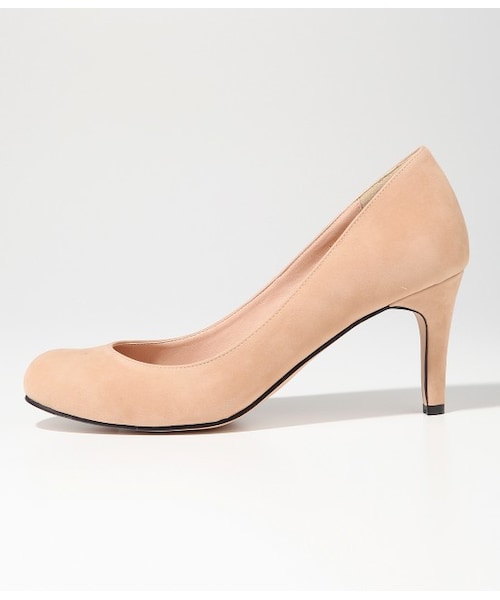 ADAM ET ROPE'（アダムエロペ）の「フェイクスウェードコンビパンプス（シューズ・レディース・ベージュ/ネイビー系/ローズピンク/イエロー・22.5/23.0/23.5/24.0/24.5）」の6枚目の写真