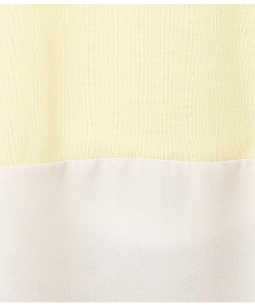 ROPE' PICNIC(ロペピクニック)の「ジョーゼット切替カットソー(Tシャツ/カットソー・レディース・グレー/イエロー/ブラック/グリーン・38)」の11枚目の写真