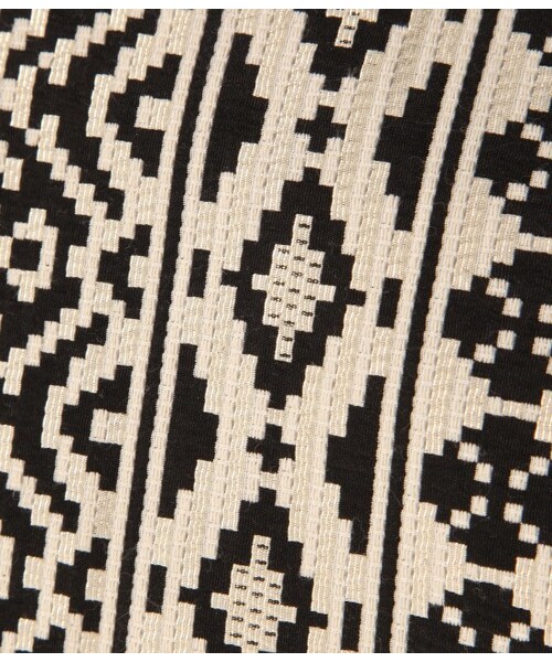 ROPE'（ロペ）の「【先行受注】ジャガード二つ折りクラッチバッグ★春の新作★（バッグ・レディース・ブラック/ホワイト・F）」の5枚目の写真