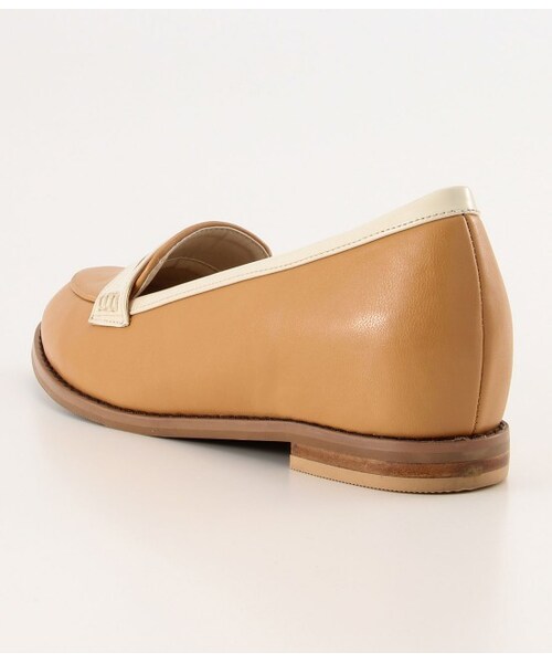 ROPE' PICNIC PASSAGE（ロペピクニックパサージュ）の「【WEB限定サイズ】HARUTA×Rope' Picnic カラーコンビローファー（シューズ・レディース・ブラック/オフホワイト/キャメル・36/37/38/35/39）」の6枚目の写真