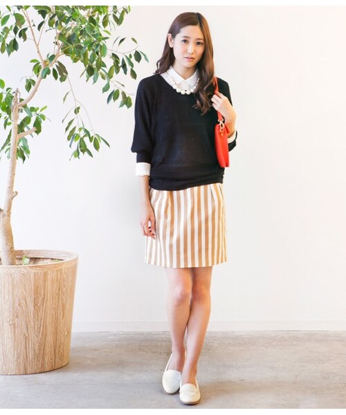 ROPE' PICNIC PASSAGE（ロペピクニックパサージュ）の「【WEB限定サイズ】HARUTA×Rope' Picnic カラーコンビローファー（シューズ・レディース・ブラック/オフホワイト/キャメル・36/37/38/35/39）」の13枚目の写真