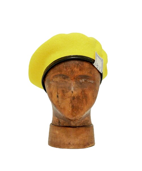 THE H.W. DOG & CO. （ザエイチダブリュドックアンドコー）の「FLAT BERET（ハンチング/ベレー帽・レディース・SAX/BLACK/LGRAY/RED/YELLOW/BLUE/GOLD/PINK/BROWN/GREEN・ONE）」の7枚目の写真