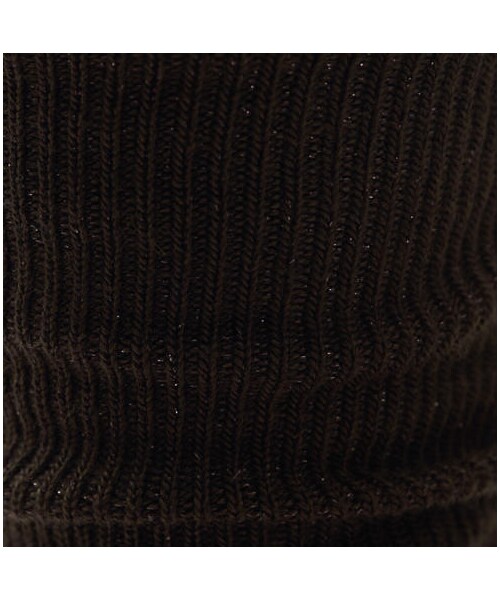 Tabio（タビオ）の「毛混ラメ1×1リブレッグウォーマー（ソックス・靴下・レディース・クロ/チャコールグレー/ベージュ/コゲチャ・Size Free）」の10枚目の写真