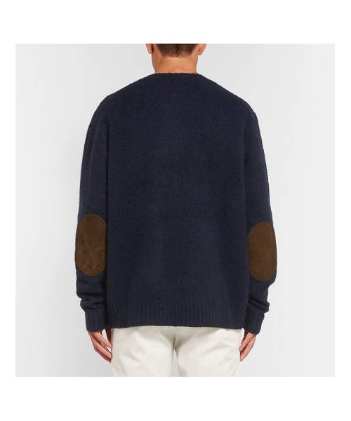 Polo Ralph Lauren（ポロ ラルフ ローレン）の「Polo Ralph Lauren Suede ElbowPatch Wool And CashmereBlend