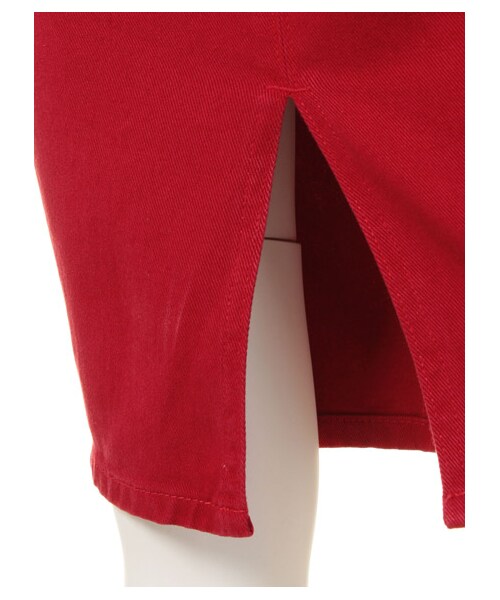 SNIDEL（スナイデル）の「ハイウエストタックタイトスカート（膝丈スカート・レディース・RED・0）」の8枚目の写真