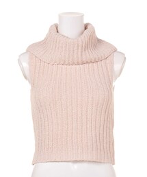 SNIDEL | ビッグカラーニットタンクトップ(トップス)