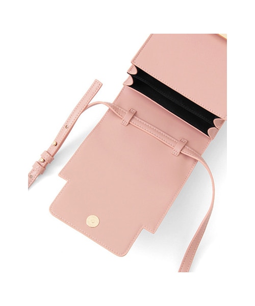 URBAN RESEARCH（アーバンリサーチ）の「UNDER BAR RAW.@MINIMALISTIC　CLASSIC SHOULDER BAG（バッグ・レディース・PINK/BLACK・-）」の11枚目の写真