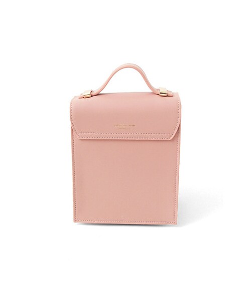 URBAN RESEARCH（アーバンリサーチ）の「UNDER BAR RAW.@MINIMALISTIC　CLASSIC SHOULDER BAG（バッグ・レディース・PINK/BLACK・-）」の4枚目の写真