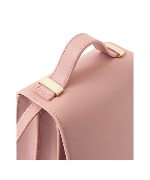 URBAN RESEARCH（アーバンリサーチ）の「UNDER BAR RAW.@MINIMALISTIC　CLASSIC SHOULDER BAG（バッグ・レディース・PINK/BLACK・-）」の6枚目の写真