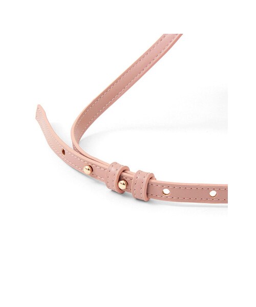 URBAN RESEARCH（アーバンリサーチ）の「UNDER BAR RAW.@MINIMALISTIC　CLASSIC SHOULDER BAG（バッグ・レディース・PINK/BLACK・-）」の10枚目の写真