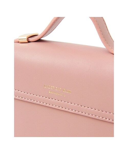 URBAN RESEARCH（アーバンリサーチ）の「UNDER BAR RAW.@MINIMALISTIC　CLASSIC SHOULDER BAG（バッグ・レディース・PINK/BLACK・-）」の9枚目の写真