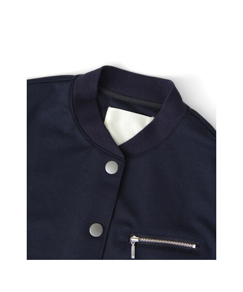 URBAN RESEARCH Sonny Label（アーバンリサーチサニーレーベル）の「スウェットブルゾン（ジャケット/アウター・レディース・ネイビー/ホワイト・FREE）」の9枚目の写真