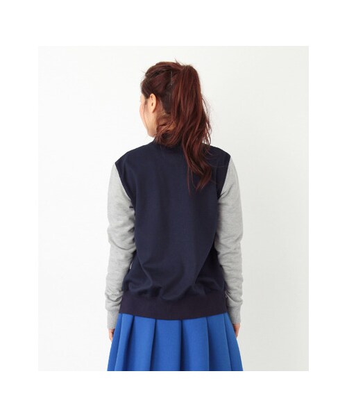 URBAN RESEARCH Sonny Label（アーバンリサーチサニーレーベル）の「スウェットブルゾン（ジャケット/アウター・レディース・ネイビー/ホワイト・FREE）」の8枚目の写真