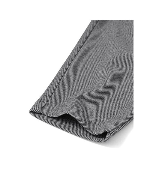 KBF（ケイビーエフ）の「KBF+ フロント折り返しカットソーパンツ（パンツ・レディース・グレー/ブラック・one）」の12枚目の写真