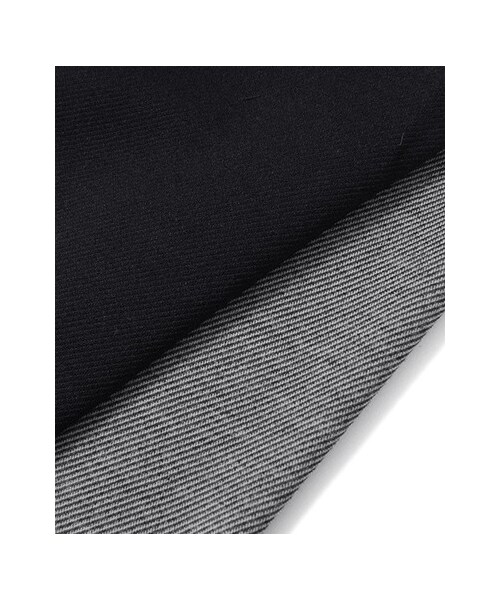 KBF（ケイビーエフ）の「KBF+ フロント折り返しカットソーパンツ（パンツ・レディース・グレー/ブラック・one）」の14枚目の写真