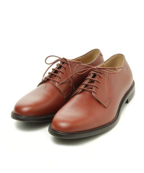 GLOBAL WORK（グローバルワーク）の「レザープレーントゥシューズ（シューズ・メンズ・ブラック09/ブラウン58・Ｌ(27～27.5cm)/Ｍ(26～26.5cm)）」の2枚目の写真