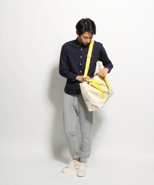 GLOBAL WORK(グローバルワーク)の「ウラケリブパンツ(パンツ・メンズ・ネイビー88/グレー15・L/M/S)」の3枚目の写真