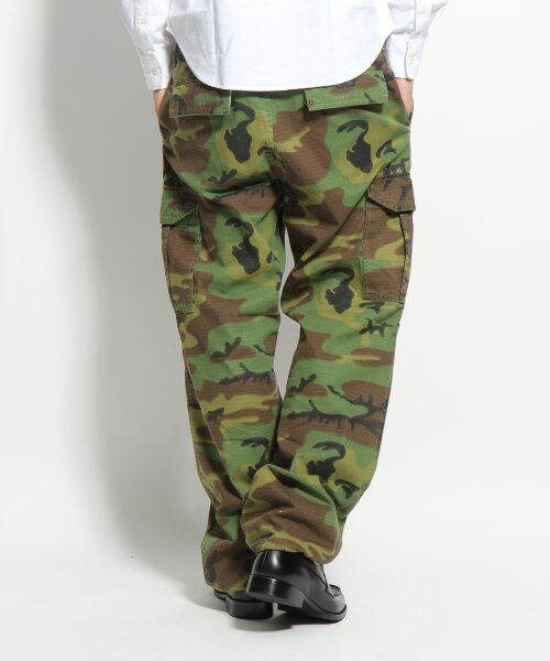 GLOBAL WORK（グローバルワーク）の「リップワイドカーゴパンツ（パンツ・メンズ・カモフラ78/カーキ72・Ｌ/Ｍ/Ｓ）」の7枚目の写真