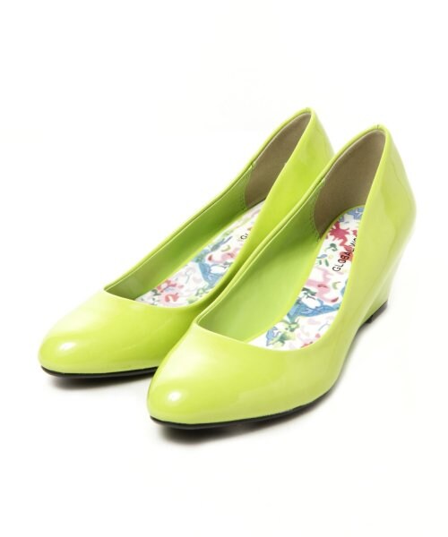 GLOBAL WORK(グローバルワーク)の「ウェッジパンプスSS(シューズ・レディース・ブルー85/ブラック09/オフホワイト05/グリーン75・M(23-23.5cm)/L(24-24.5cm)/S(22-22.5cm))」の3枚目の写真