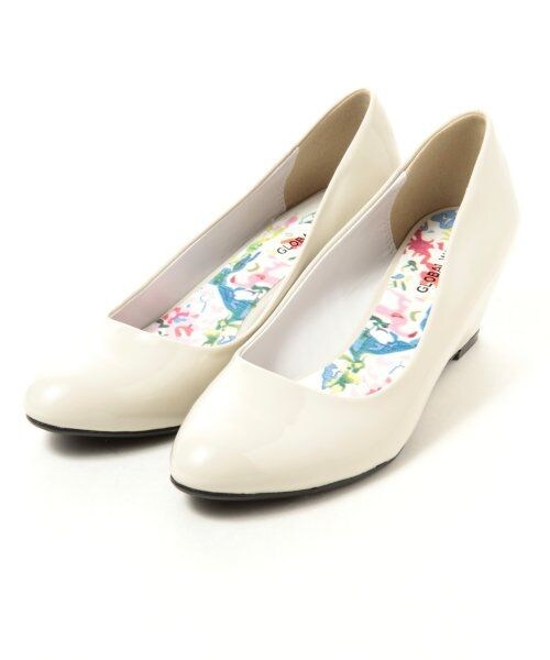 GLOBAL WORK(グローバルワーク)の「ウェッジパンプスSS(シューズ・レディース・ブルー85/ブラック09/オフホワイト05/グリーン75・M(23-23.5cm)/L(24-24.5cm)/S(22-22.5cm))」の1枚目の写真