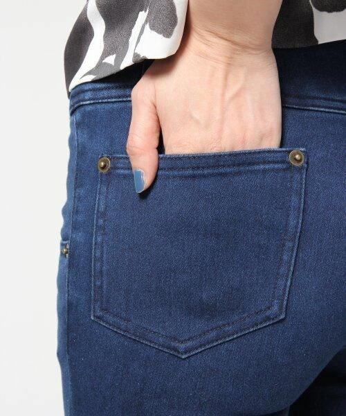 JEANASIS（ジーナシス）の「14SSハイライズデニムスキニー（パンツ・レディース・ネイビー/インディゴブルー/ケミカルウォッシュ・M/S）」の10枚目の写真