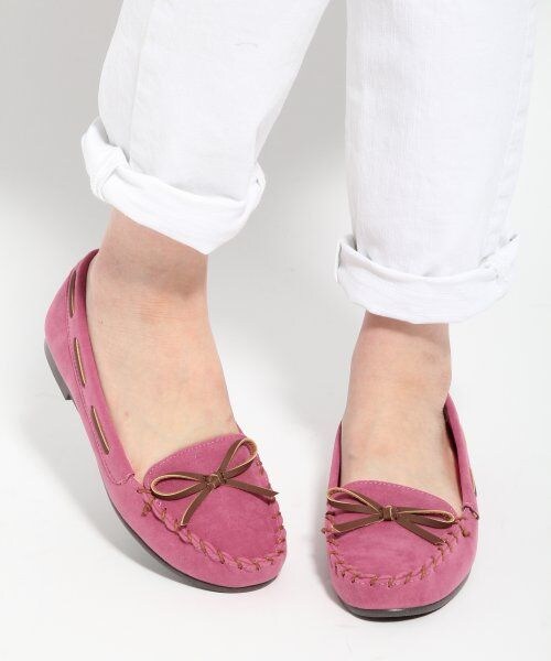 GLOBAL WORK（グローバルワーク）の「モカシンＳＳ（シューズ・レディース・ネイビー88/ピンク22/ブラック09/グリーン75・Ｍ(23-23.5cm)/Ｓ(22.5-23cm)/Ｌ（24-24.5cm））」の5枚目の写真