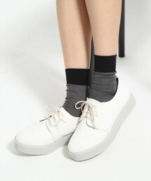 GLOBAL WORK | レースアッププラットシューズ(シューズ)