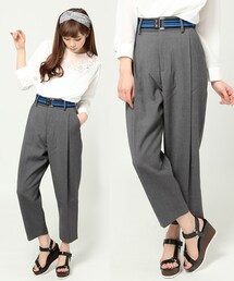 JEANASIS | ラインベルトタックワイドパンツ(パンツ)