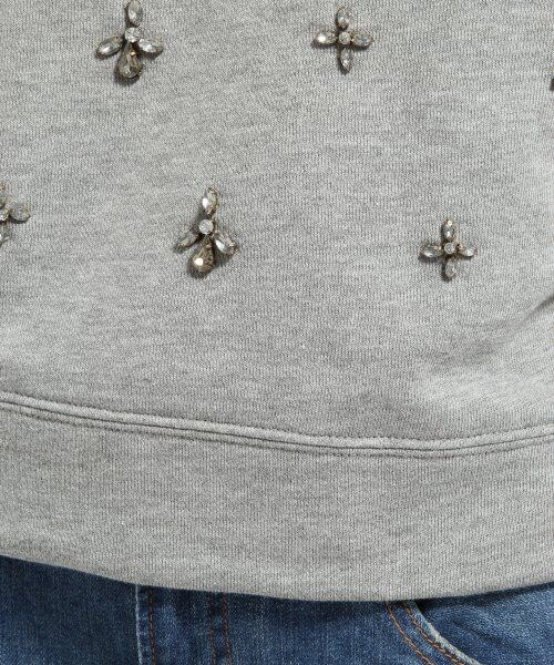 GLOBAL WORK（グローバルワーク）の「フロントビジュースウェット（トップス・レディース・ネイビー88/グレイ15・Ｌ/Ｍ/Ｓ）」の11枚目の写真