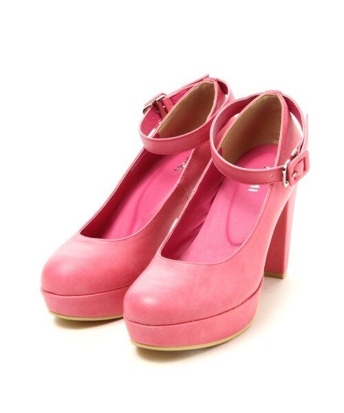 Heather(ヘザー)の「ヘザーSSカラーパンプス(シューズ・レディース・オフホワイト/ピンク/ブラック/ブルー・L(24.0~24.5)/M(23.0~23.5)/S(22.0~23.5))」の4枚目の写真