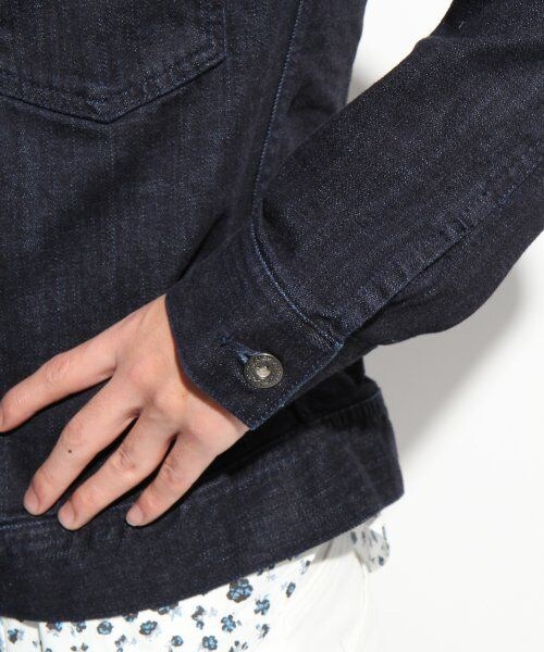 LOWRYS FARM（ローリーズファーム）の「カラーＧＪＫ（ジャケット/アウター・メンズ・ネイビー/オフ・Ｌ/Ｍ）」の8枚目の写真