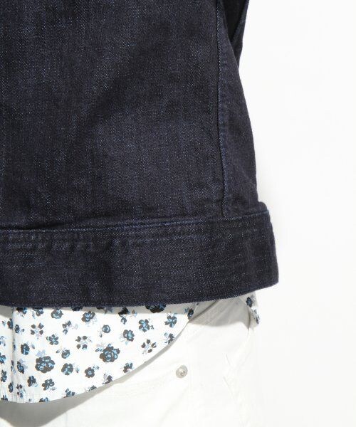 LOWRYS FARM（ローリーズファーム）の「カラーＧＪＫ（ジャケット/アウター・メンズ・ネイビー/オフ・Ｌ/Ｍ）」の9枚目の写真