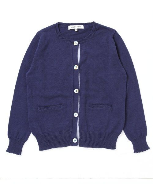 GLOBAL WORK(グローバルワーク)の「【キッズ】クルミボタンカーデ(トップス・キッズ・ネイビー88/ピンク25/グレイ15/イエロー62・L(110~120cm)/M(100~110cm)/S(90~100cm)/XL(120~130cm))」の2枚目の写真