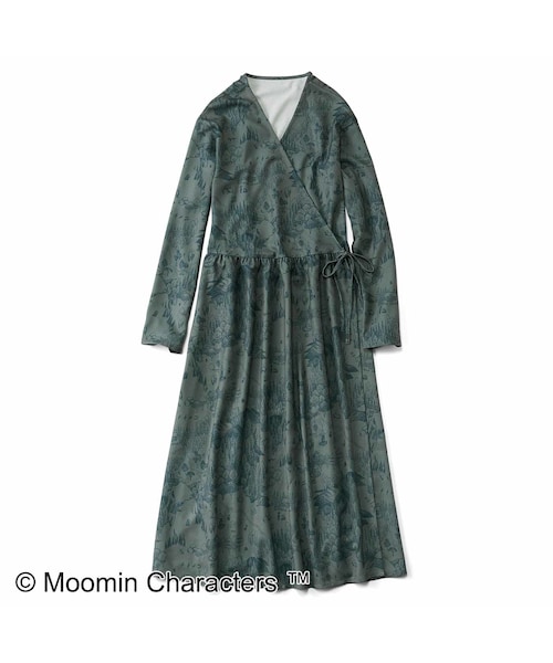 シロップ シロップ の ムーミンと仲間たち カシュクールワンピース ワンピース Wear