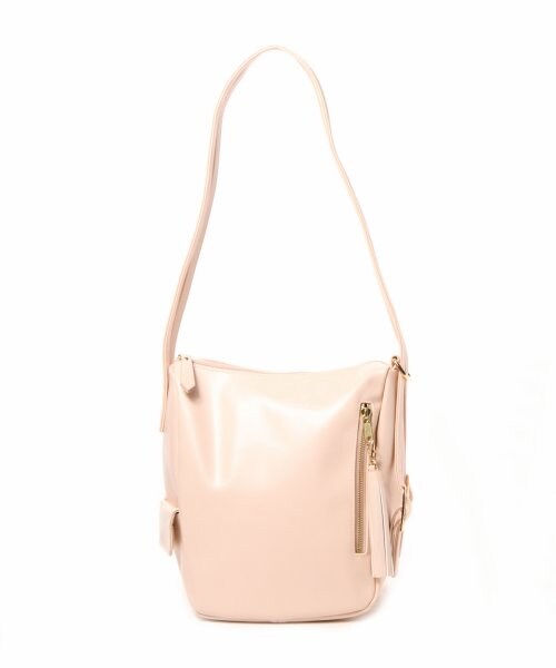 Heather（ヘザー）の「タッセル４ＷＡＹカラーＢＡＧ（バッグ・レディース・デニム/ピンク/ブラック/ホワイト・ONE SIZE）」の4枚目の写真