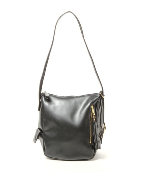 Heather（ヘザー）の「タッセル４ＷＡＹカラーＢＡＧ（バッグ・レディース・デニム/ピンク/ブラック/ホワイト・ONE SIZE）」の8枚目の写真