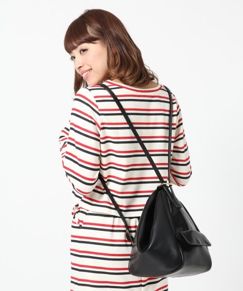 Heather（ヘザー）の「タッセル４ＷＡＹカラーＢＡＧ（バッグ・レディース・デニム/ピンク/ブラック/ホワイト・ONE SIZE）」の7枚目の写真