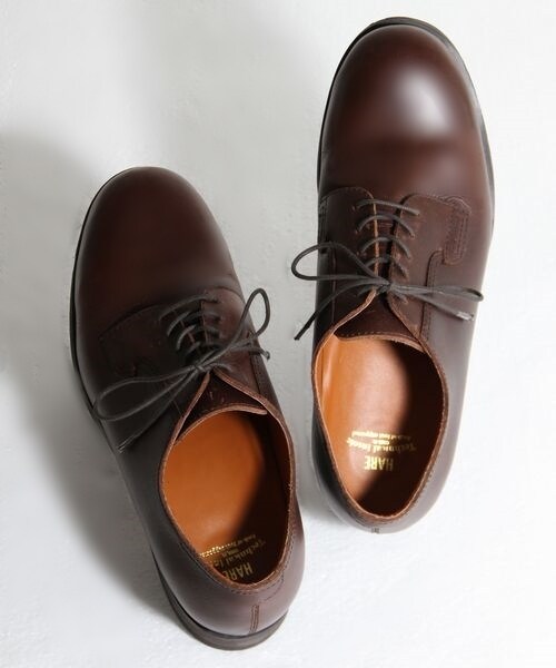 HARE(ハレ)の「5アイレットレザーシューズ(シューズ・メンズ・オフホワイト/キャメル/ブラック/ブラウン・L/M/S)」の3枚目の写真