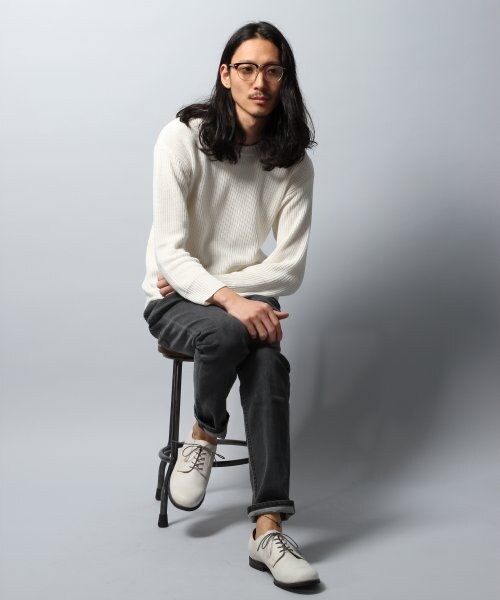 HARE(ハレ)の「5アイレットレザーシューズ(シューズ・メンズ・オフホワイト/キャメル/ブラック/ブラウン・L/M/S)」の11枚目の写真