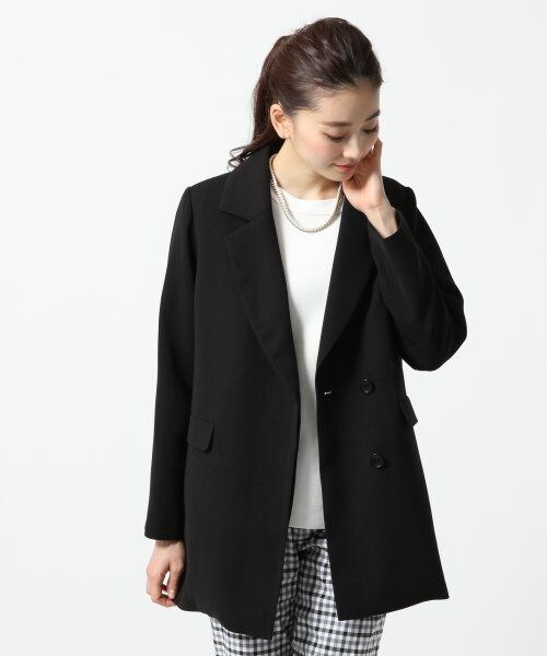A part by(アパートバイ)の「PWウェーブコクーンコート(ジャケット/アウター・レディース・ベージュ/ブラック/ブルー・L/M)」の1枚目の写真