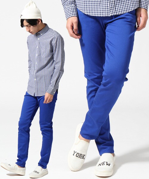 RAGEBLUE（レイジブルー）の「スキニーパンツSS（パンツ・メンズ・グレー/ベージュ/ブラック/ブルー・Ｌ/Ｍ/Ｓ）」の4枚目の写真