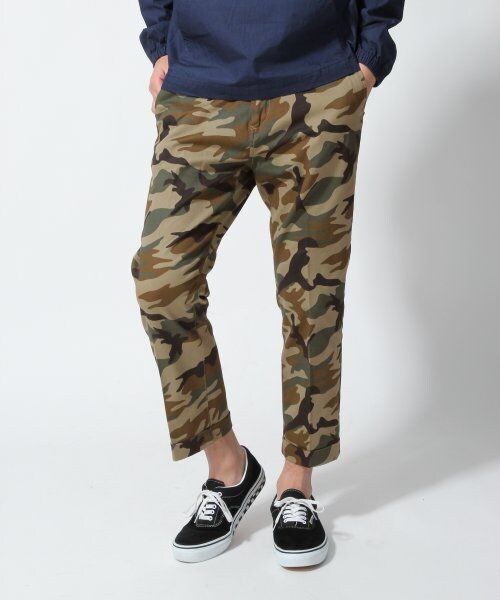RAGEBLUE（レイジブルー）の「ストレッチガラアンクルパンツ（パンツ・メンズ・ホワイト×ネイビー/カモフラ02/カモフラ01・Ｌ/Ｍ）」の3枚目の写真