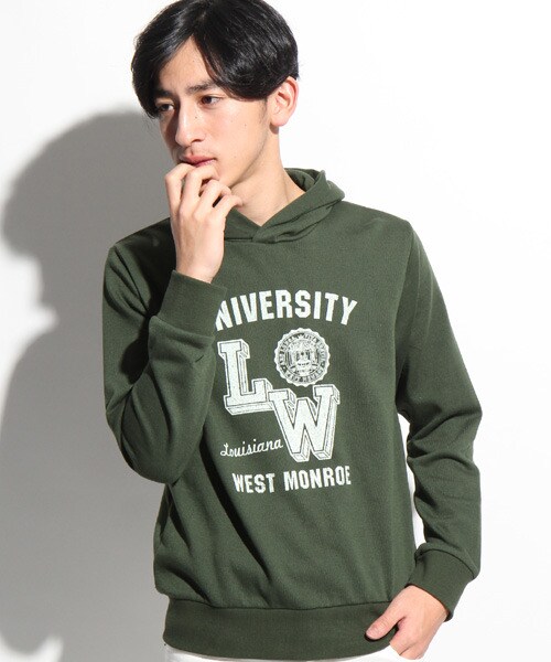 LOWRYS FARM（ローリーズファーム）の「プリントＰＫＬ／Ｓ（トップス・メンズ・グレー/ネイビー/グリーン/オフ・Ｌ/Ｍ）」の3枚目の写真