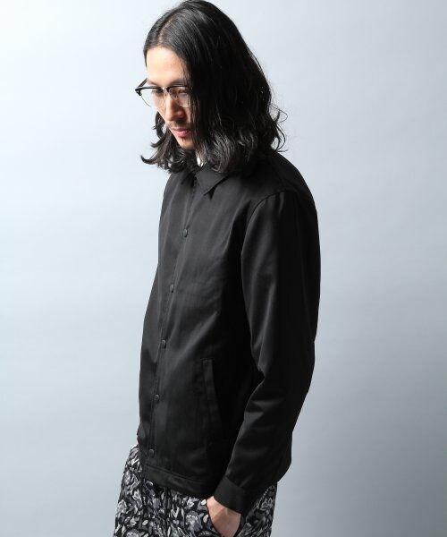 HARE（ハレ）の「ツイルコーチジャケット（ジャケット/アウター・メンズ・ブラック/ブルー・Ｍ/Ｓ）」の4枚目の写真