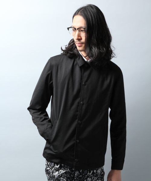 HARE（ハレ）の「ツイルコーチジャケット（ジャケット/アウター・メンズ・ブラック/ブルー・Ｍ/Ｓ）」の3枚目の写真