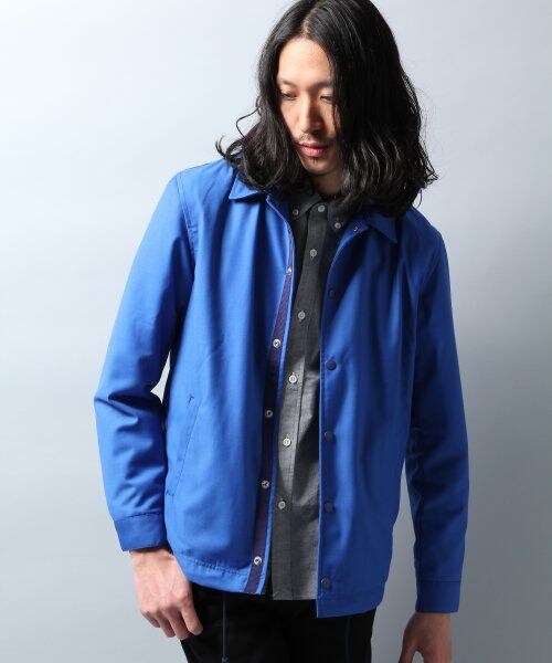 HARE（ハレ）の「ツイルコーチジャケット（ジャケット/アウター・メンズ・ブラック/ブルー・Ｍ/Ｓ）」の2枚目の写真