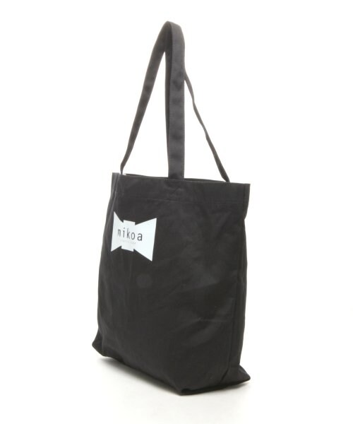 LOWRYS FARM（ローリーズファーム）の「☆新作☆ロゴトートバッグ／Ｍ/mikoa（バッグ・レディース・イエロー/ピンク/ブラック/オフ・ナシ）」の5枚目の写真